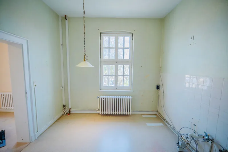 Küche im 1. Obergeschoss im aktuellen Zustand